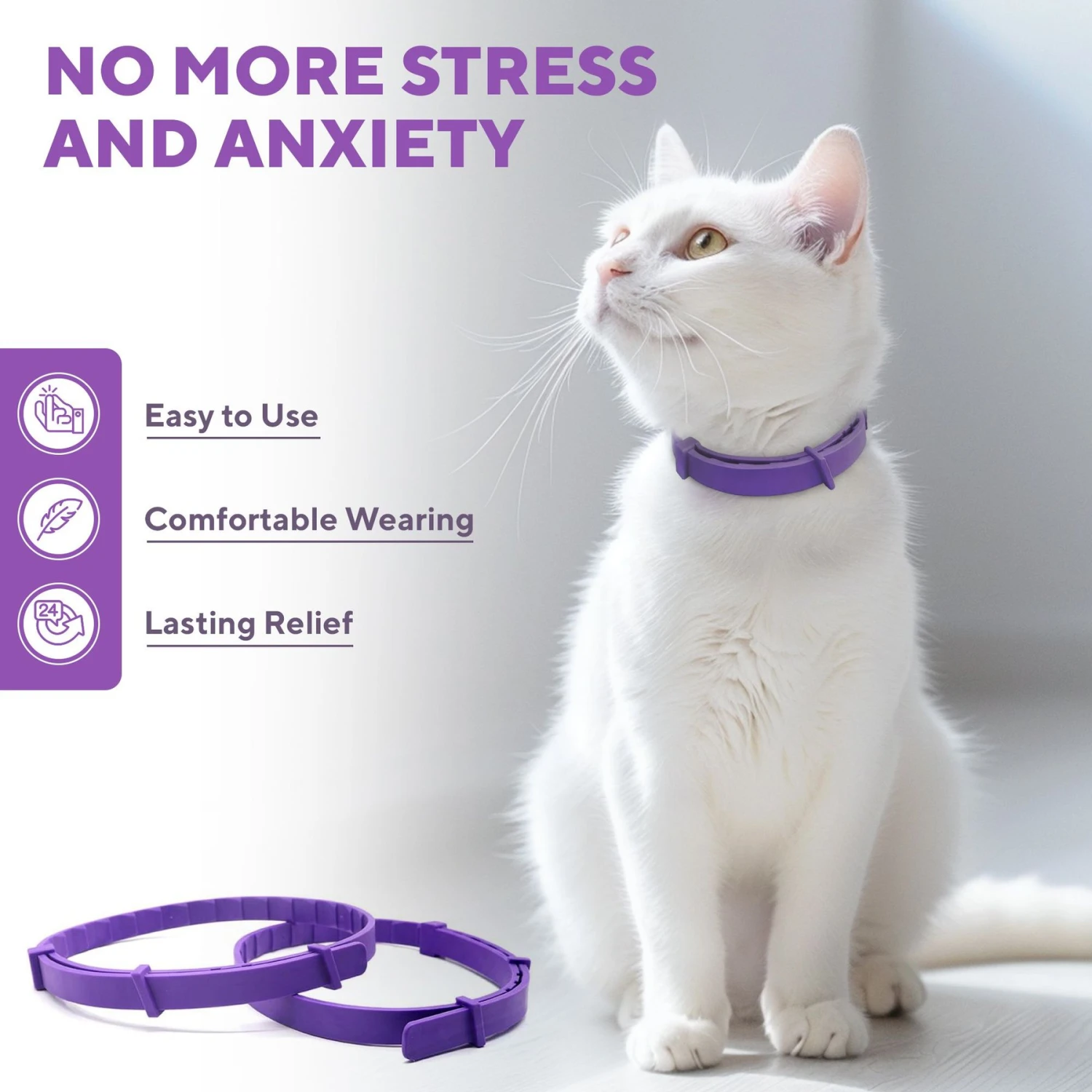 Relaxivet Calming Collar & Anti Anxiety Products Cat Collar 7 Relaxivet Calming Collar & Anti Anxiety Products Cat Collar - Image 5