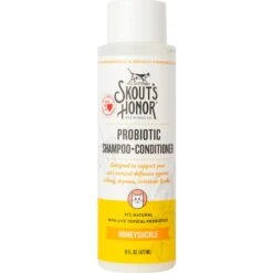 Skout's Honor Probiotic Honeysuckle Cat Shampoo & Conditioner, 16-oz Bottle