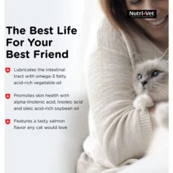 Nutri-Vet Salmon Flavored Gel Hairball Control Supplement For Cats -Pawfect Care 80879 PT3. AC SS1800 V1657661032