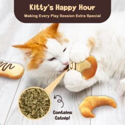 SunGrow Bun Catnip Cat Toy, 6 Count -Pawfect Care 812158 PT3. AC SS1800 V1702314401