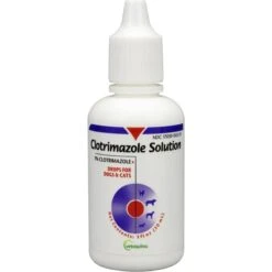 Vetoquinol Clotrimazole Antifungal Solution Droppers For Dogs & Cats