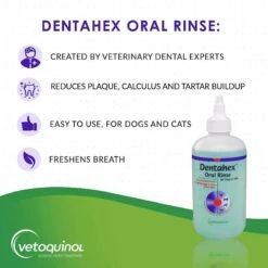 Vetoquinol Dentahex Dog & Cat Dental Rinse -Pawfect Care 81769 PT3. AC SS1800 V1617324188