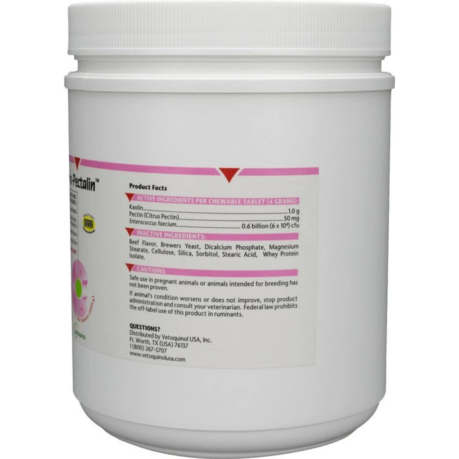 Vetoquinol Pro-Pectalin Diarrhea Supplement For Dogs & Cats, 250 Count 5 Vetoquinol Pro-Pectalin Diarrhea Supplement For Dogs & Cats, 250 Count - Image 3