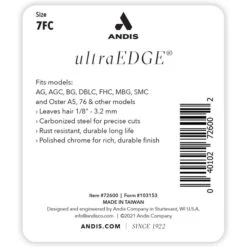 Andis UltraEdge AGC Super 2-Speed Dog, Cat & Small Pet Clipper & Andis UltraEdge Detachable Blade -Pawfect Care 826374 PT6. AC SS1800 V1681331722