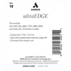 Andis UltraEdge Detachable Blade & Andis UltraEdge Detachable Blade -Pawfect Care 826390 PT3. AC SS1800 V1681331700