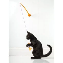 Hartz Just For Cats Gone Fishin' Cat Wand Toy With Catnip, Color Varies -Pawfect Care 82858 PT2. AC SS1800 V1589229410