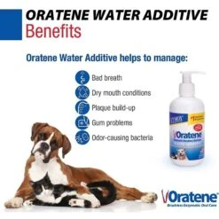 Oratene Enzymatic Brushless Oral Care Dog & Cat Dental Water Additive -Pawfect Care 83085 PT3. AC SS1800 V1617319663