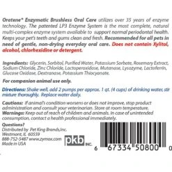 Oratene Enzymatic Brushless Oral Care Dog & Cat Dental Water Additive -Pawfect Care 83085 PT6. AC SS1800 V1568211753