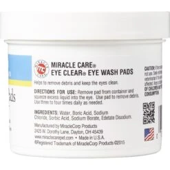 Miracle Care Sterile Eye Wash Pads For Dogs & Cats -Pawfect Care 83721 PT4. AC SS1800 V1543359838