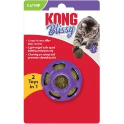 KONG Blissy Mesh Ball Cat Toy With Catnip 7 KONG Blissy Mesh Ball Cat Toy With Catnip -Pawfect Care 841502 PT2. AC SS1800 V1682442763