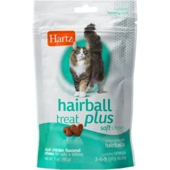 Hartz Hairball Remedy Plus Savory Chicken Flavor Soft Chews For Cats & Kittens