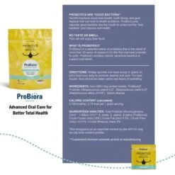 ProBiora Probiotic Oral Care Cat Supplement, 1-oz Bag 13 ProBiora Probiotic Oral Care Cat Supplement, 1-oz Bag -Pawfect Care 842830 PT5. AC SS1800 V1682536131