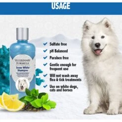 Veterinary Formula Solutions Snow White Whitening Shampoo For Dogs & Cats -Pawfect Care 84631 PT3. AC SS1800 V1657661034