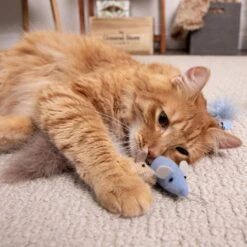 SmartyKat Instincts Catnip Caravan HappyNip Silvervine Toss & Bat Plush Mice Cat Toys, 3-pack -Pawfect Care 847190 PT2. AC SS1800 V1683729410