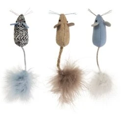 SmartyKat Instincts Catnip Caravan HappyNip Silvervine Toss & Bat Plush Mice Cat Toys, 3-pack -Pawfect Care 847190 PT3. AC SS1800 V1683728429