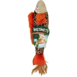 SmartyKat Instincts Fin Frenzy Crinkle Plush Kicker With HappyNip Silvervine & Catnip Cat Toy -Pawfect Care 847270 PT1. AC SS1800 V1683728568