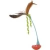 SmartyKat Instincts Rowdy Rocker Self-Righting Wand With Feathers & Ribbons Cat Toy -Pawfect Care 847286 MAIN. AC SS1800 V1683729358