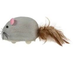 SmartyKat Instincts Scamper Mouse Soft Plush Battery-Powered Electronic Motion Cat Toy -Pawfect Care 847382 PT5. AC SS1800 V1689345637