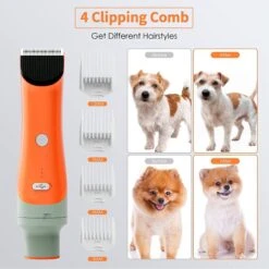 PATPET KG01 Dog & Cat Grooming Vacuum Cleaner With 6 Prevent Grooming Tools -Pawfect Care 857678 PT2. AC SS1800 V1688999752