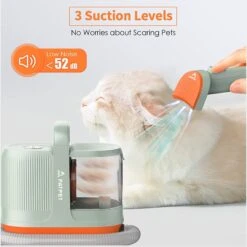 PATPET KG01 Dog & Cat Grooming Vacuum Cleaner With 6 Prevent Grooming Tools -Pawfect Care 857678 PT5. AC SS1800 V1688999767