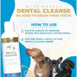 PetScy Dental Cleanse Dog & Cat Tartar Remover, 8-oz Bottle -Pawfect Care 871526 PT4. AC SS1800 V1689275944
