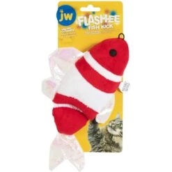 JW Pet Flash-Ee Fish Kicker Cat Toy -Pawfect Care 872374 PT1. AC SS1800 V1687799960
