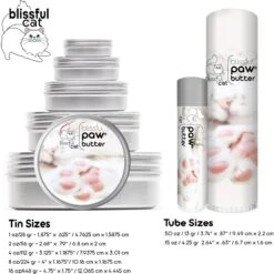 The Blissful Dog Cat Paw Cream, 0.50-oz Tube -Pawfect Care 879718 PT5. AC SS1800 V1689280305