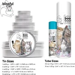 The Blissful Dog Boo Boo Cat Paw Cream, 1-oz Tin -Pawfect Care 879798 PT6. AC SS1800 V1689280753