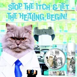 The Blissful Dog Boo Boo Cat Paw Cream, 2-oz Tin -Pawfect Care 879814 PT4. AC SS1800 V1689280802