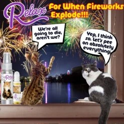 The Blissful Dog Relax Aromatherapy Cat Spray, 2.76-oz Bottle -Pawfect Care 879894 PT4. AC SS1800 V1689279441