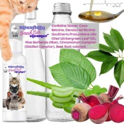 The Blissful Dog Simply Clean Cat Ear Cleaner, 4-oz Bottle -Pawfect Care 879910 PT3. AC SS1800 V1689279434