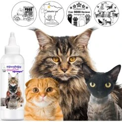 The Blissful Dog Simply Clean Cat Ear Cleaner, 4-oz Bottle -Pawfect Care 879910 PT4. AC SS1800 V1689279486