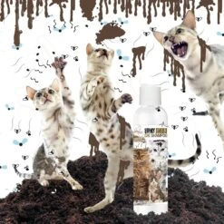 The Blissful Dog Dirty Smelly Cat Shampoo, 4-oz Bottle -Pawfect Care 879926 PT3. AC SS1800 V1689279429