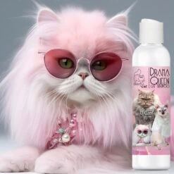 The Blissful Dog Drama Queen Cat Shampoo, 4-oz Bottle -Pawfect Care 879942 PT3. AC SS1800 V1689279413