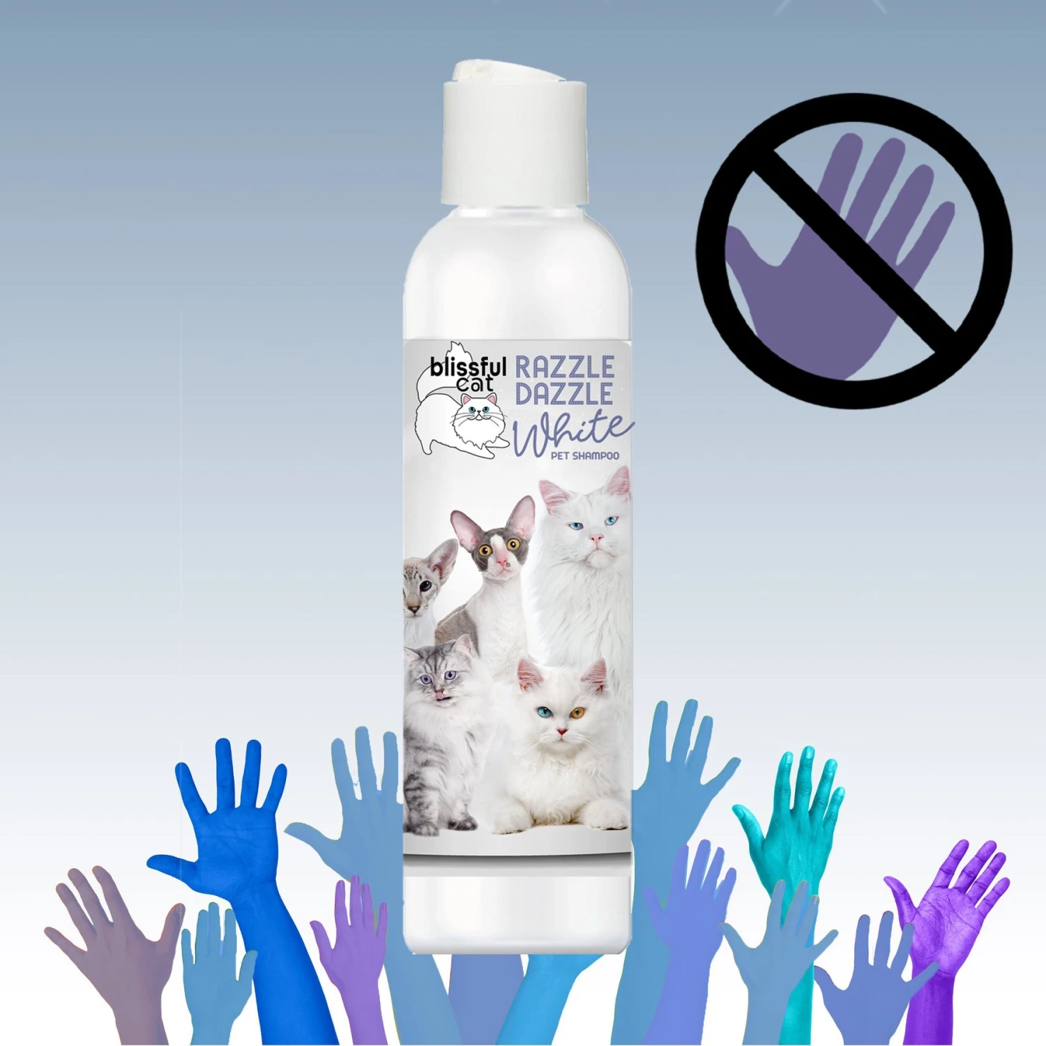 The Blissful Dog Razzle Dazzle White Cat Shampoo, 4-oz Bottle 10 The Blissful Dog Razzle Dazzle White Cat Shampoo, 4-oz Bottle - Image 8
