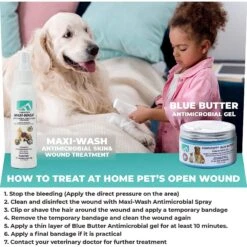Forticept Maxi-Wash Plus Itch Relief & Hot Spot Cat & Dog Wound Care & Skin Infection Treatment, 8-oz Tube -Pawfect Care 887950 PT3. AC SS1800 V1688419216