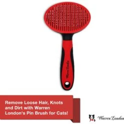 Warren London Cat Pin Brush -Pawfect Care 894966 PT5. AC SS1800 V1687893703