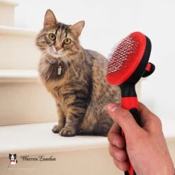 Warren London Cat Pin Brush -Pawfect Care 894966 PT8. AC SS1800 V1687885965