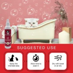 Warren London Citrus Dry & Waterless Cat Shampoo, 8-oz Bottle -Pawfect Care 895030 PT3. AC SS1800 V1687891366