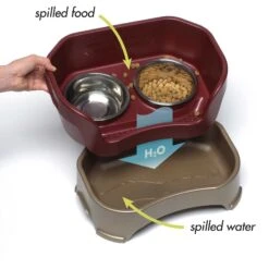 Neater Pets Neater Feeder Elevated Cat Bowls, Cranberry 14 Neater Pets Neater Feeder Elevated Cat Bowls, Cranberry -Pawfect Care 89633 PT5. AC SS1800 V1631147200
