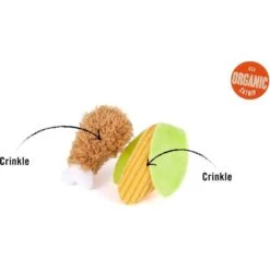 P.L.A.Y. Pet Lifestyle And You Feline Frenzy Purrfect Picnic Plush Squeaky Cat Toy, 2 Count -Pawfect Care 897334 PT2. AC SS1800 V1689795614