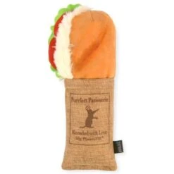 P.L.A.Y. Pet Lifestyle And You Feline Frenzy Tuna Baguette Plush Squeaky Cat Toy With Catnip -Pawfect Care 897350 PT1. AC SS1800 V1689965085