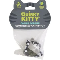 Quirky Kitty Rolly Raccoon Catnip Bobbler Cat Toy -Pawfect Care 900150 PT3. AC SS1800 V1689010936