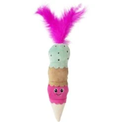 Quirky Kitty Ice Cream Kicker Cat Toy