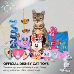 Disney / Pixar DISNEY PIXAR The Little Mermaid Ariel, Flounder & Sebastian Activity Coil Cat Toy, Multicolor -Pawfect Care 907846 PT6. AC SS1800 V1699022102