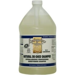 Envirogroom Natural De-Shed Dog, Cat, Horse, & Small Pet Shampoo 50:1, 1-gal Bottle