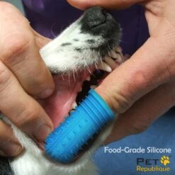 Pet Republique 360-Degree Finger Toothbrush For Dogs & Cats, 3 Count -Pawfect Care 911614 PT1. AC SS1800 V1691160706