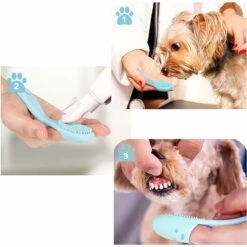 Pet Republique Finger Insert Style Toothbrush For Dogs & Cats, 3 Count -Pawfect Care 911662 PT4. AC SS1800 V1702665813