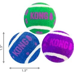 KONG Tennis Balls With Bells Cat Toy -Pawfect Care 91319 PT2. AC SS1800 V1603134100