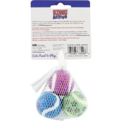 KONG Tennis Balls With Bells Cat Toy -Pawfect Care 91319 PT6. AC SS1800 V1603158994